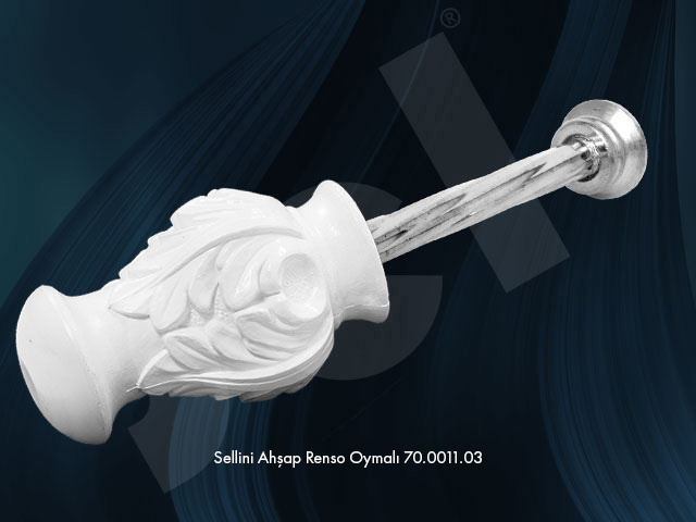 Sellini Ahşap Renso Oymalı - Perde Aksesuarları