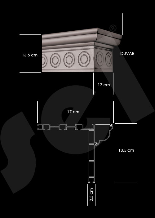Abelya Rustik Serisi Ölçüleri - Perde Aksesuarları