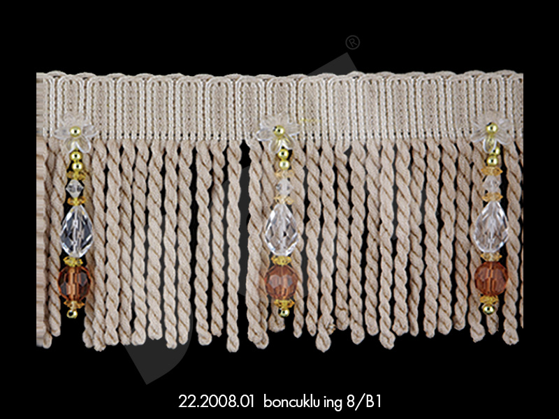 Boncuklu Saçak - Perde Aksesuarları