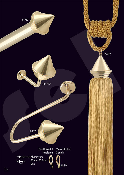 Gümüş Rustik - Perde Aksesuarları