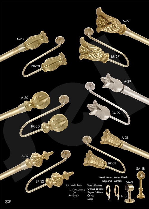 Kamelya Rustik - Perde Aksesuarları