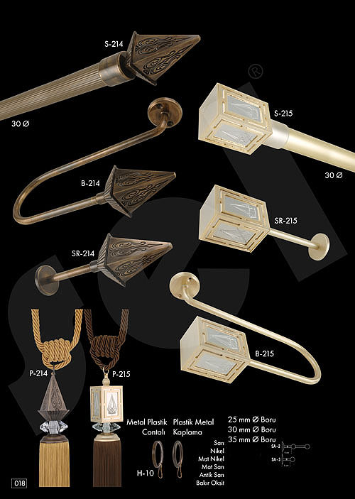 Lilyum Rustik - Perde Aksesuarları