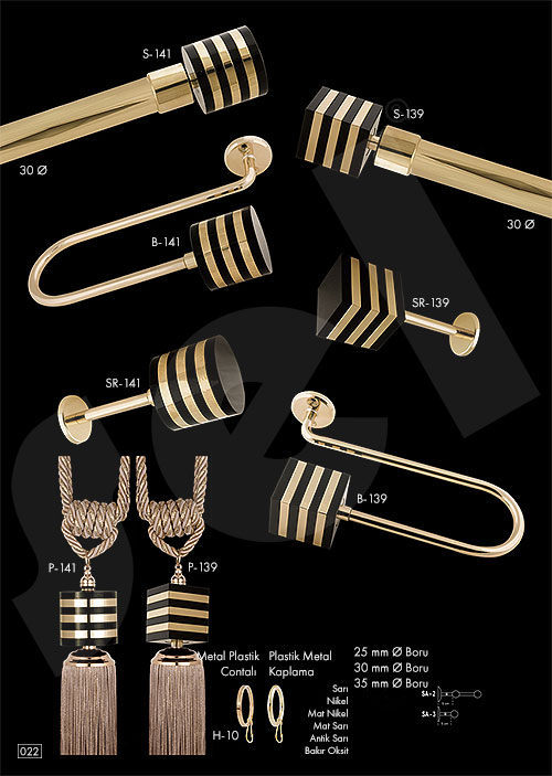 Lilyum Rustik - Perde Aksesuarları