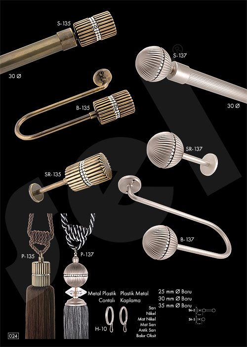 Lilyum Rustik - Perde Aksesuarları