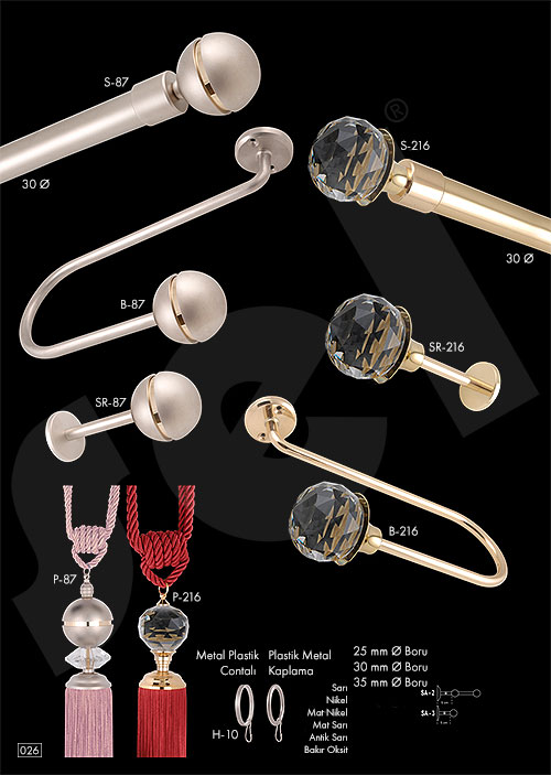 Lilyum Rustik - Perde Aksesuarları