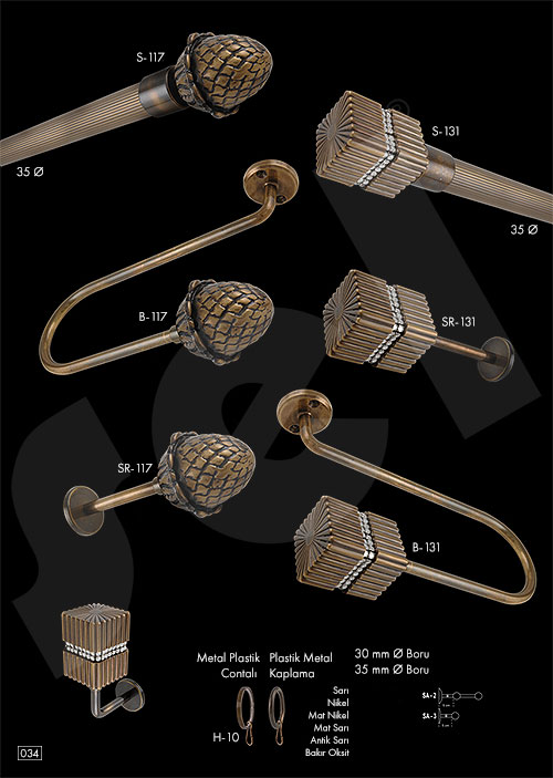 Lilyum Rustik - Perde Aksesuarları