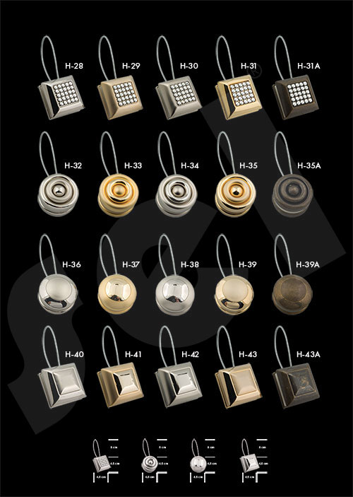 Mıknatıslı Perde Biritleri - Perde Aksesuarları