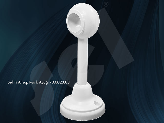 Sellini Ahşap Rustik Ayağı - Perde Aksesuarları