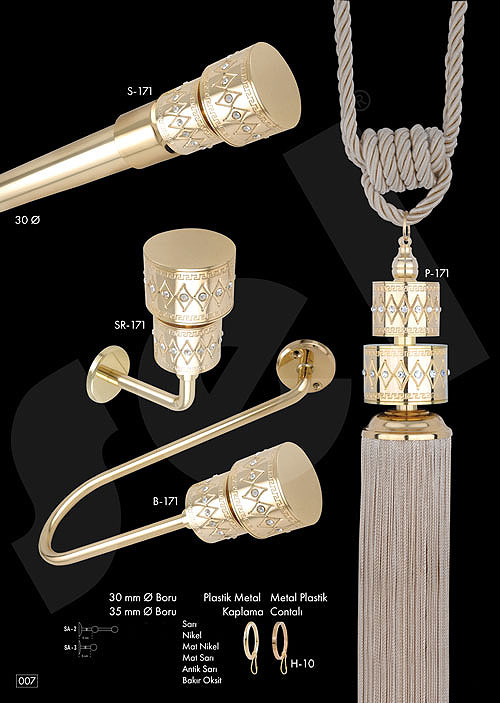 Safir Rustik - Perde Aksesuarları