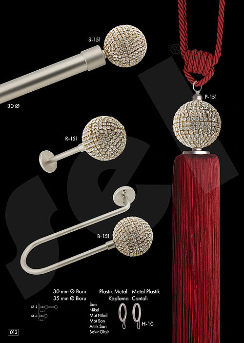 Safir Rustik - Perde Aksesuarları