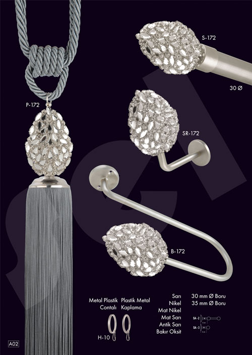 Safir Rustik - Perde Aksesuarları