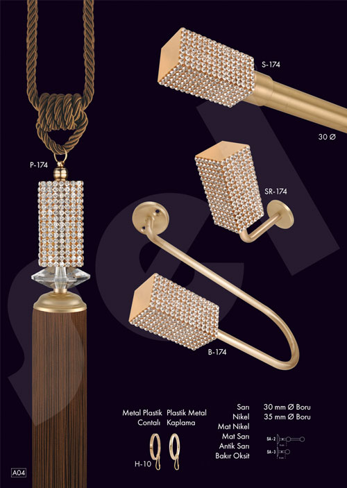 Safir Rustik - Perde Aksesuarları