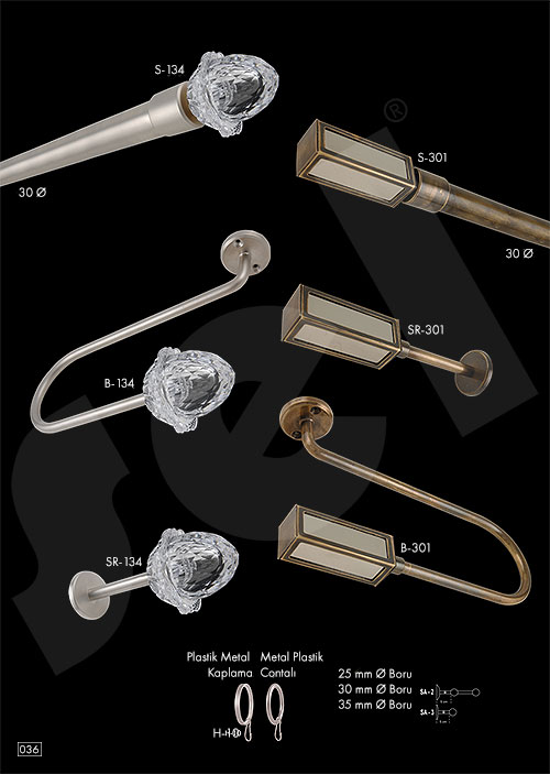 Yakut Rustik - Perde Aksesuarları